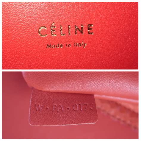 celine tasche fake erkennen|how to check Celine purse.